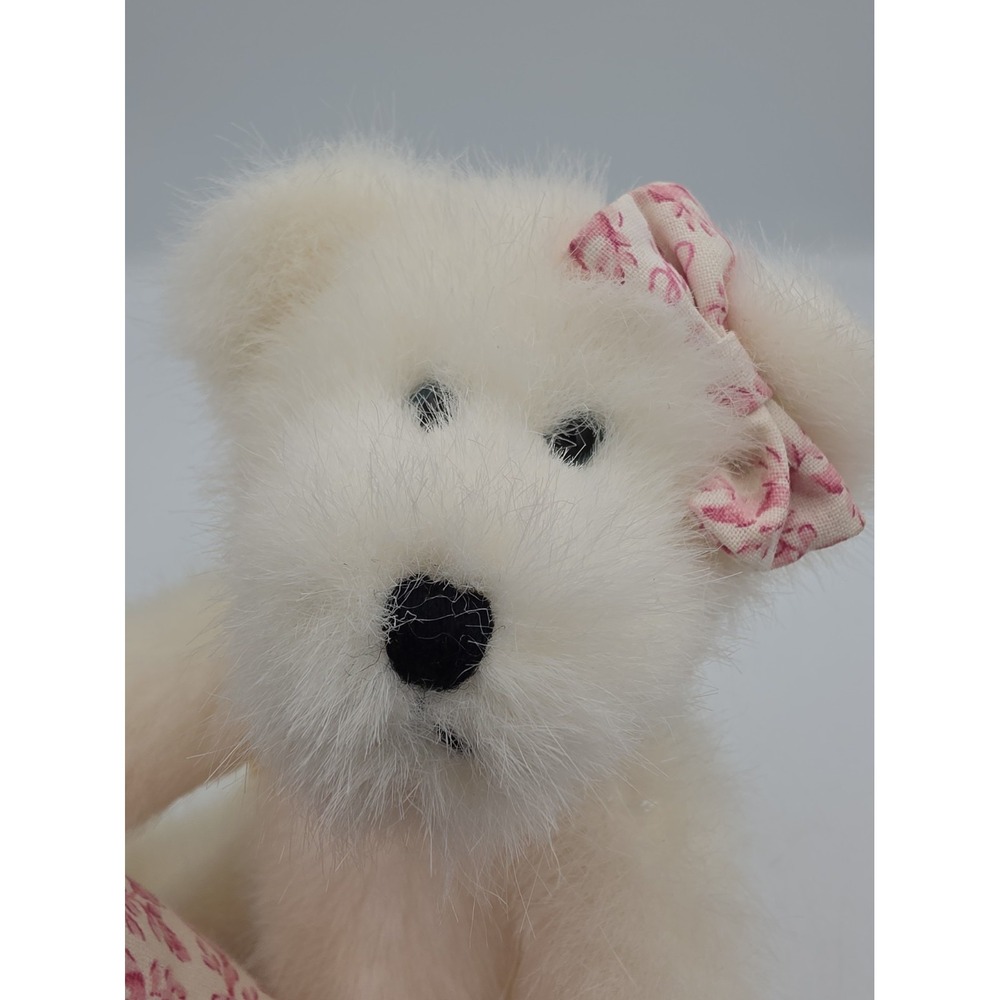 Beautiful Longaberger 2004 Horizon of Hope Boyds Bear 9” Teddy Breast Cancer